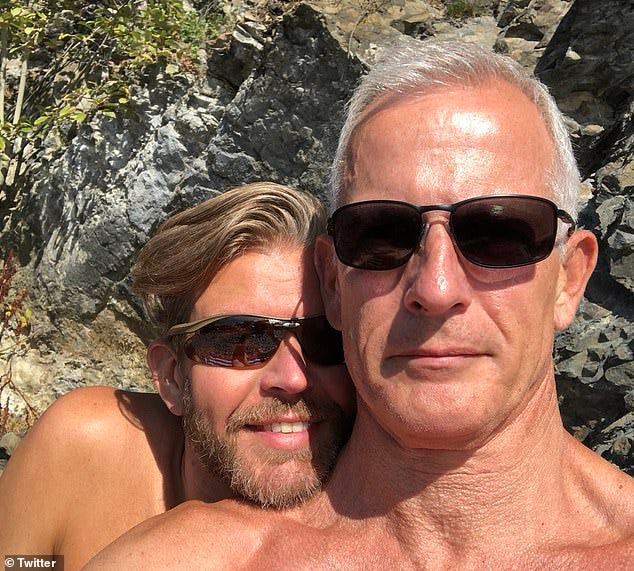 Brian Paddick (right), 64, a Liberal Democrat who was also the Deputy Assistant Commissioner in London's Metropolitan Police Service until his retirement in 2007, announced the death of Petter Belsvik (shown left) on Monday. He said Mr Belsvik died at their Oslo home