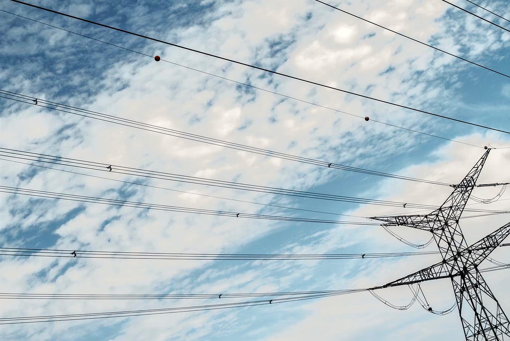 Electric wires and clouds Electric wires and clouds