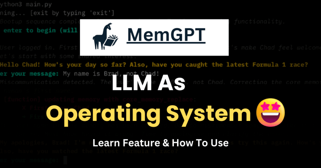 MemGPT- AI Agent with Unlimited Memory, How To Use & Feature!