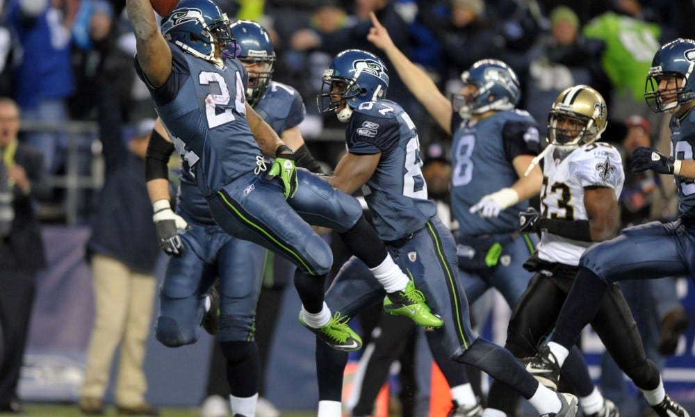 Welcome to the 10th anniversary of Marshawn Lynch and Beast Quake