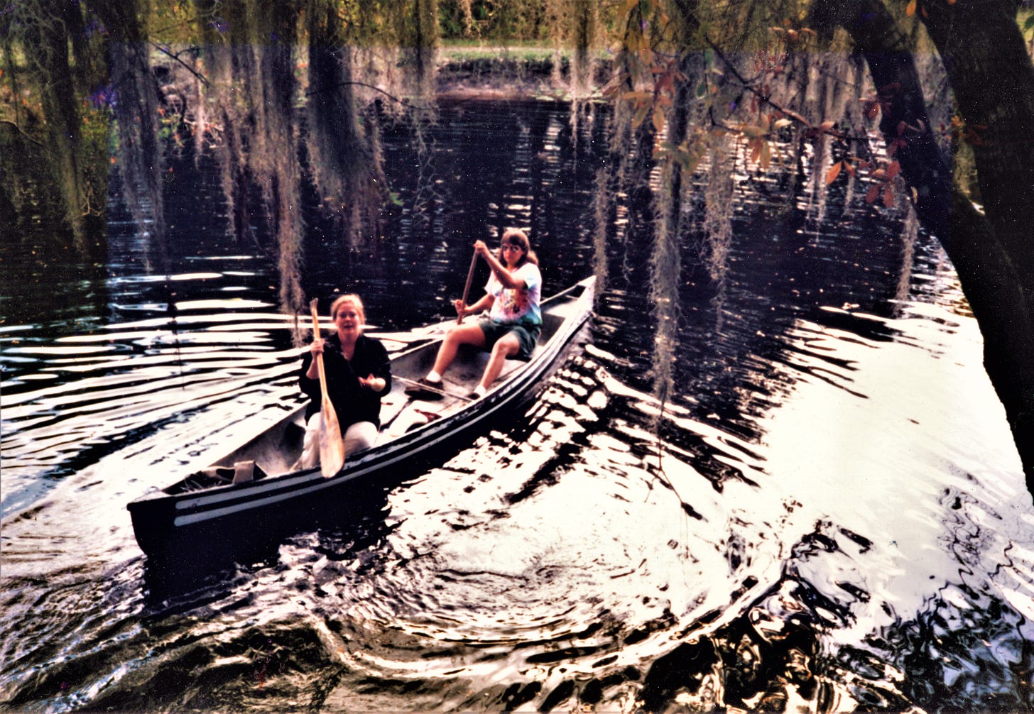 Canoeing the Myakka ~1988
