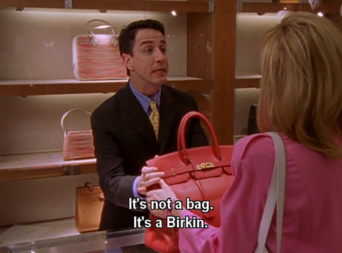 Birkin bag references in TV shows - " It's not a bag, it's a Birkin" :  r/popculturechat