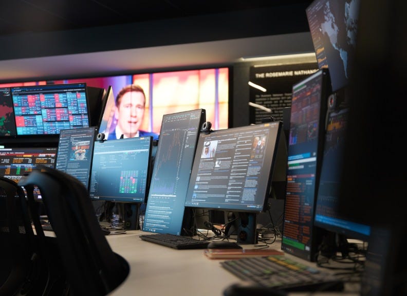 The Rosemarie Nathanson Financial Markets Trading Room : The University of  Western Australia