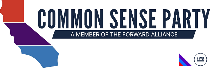 Graphic image of the Common Sense Party Logo