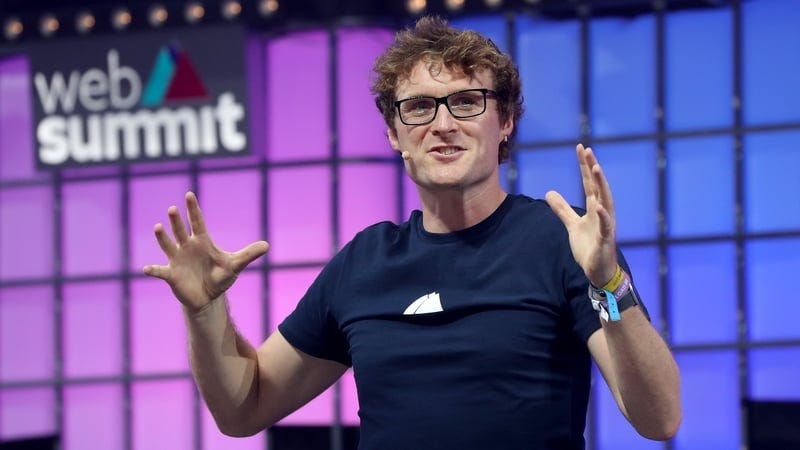 Web Summit founder and CEO Paddy Cosgrave (pictured) is suing former Web Summit director David Kelly for alleged breaches of duty (file image)