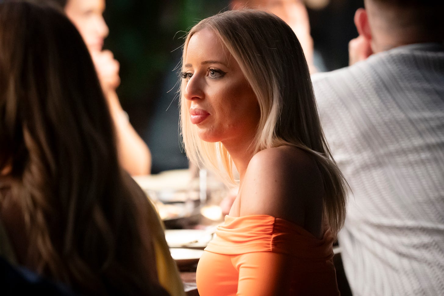 Jacqui at the Dinner Party.