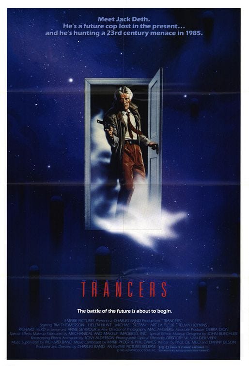 Trancers (1984) film poster