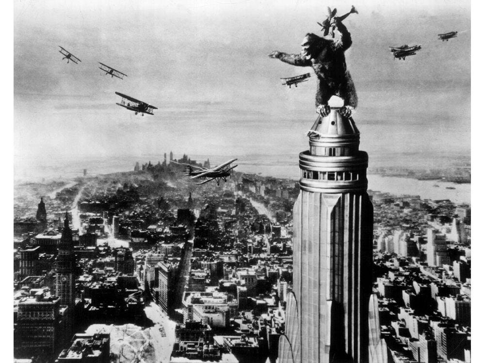 This Week in History: 1933 A giant ape climbs the Empire State | Vancouver  Sun