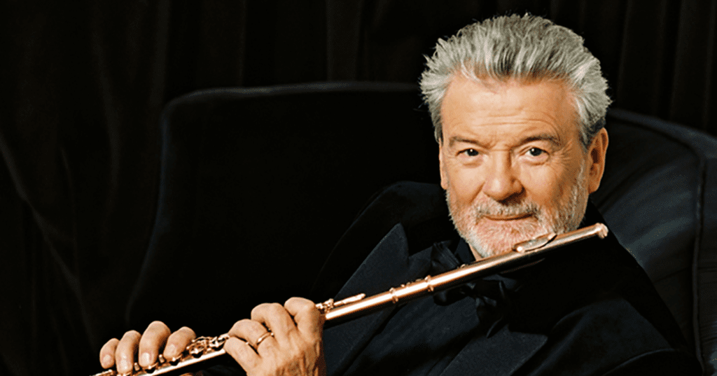 What makes a flute player like James Galway famous? - Musical Instrument  Hire Co
