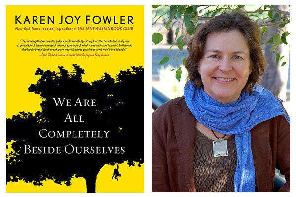 Fowler wins PEN/Faulkner Award for WE ARE ALL COMPLETELY BESIDE OURSELVES –  READ HER LIKE AN OPEN BOOK