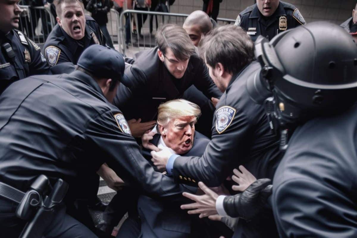 Donald Trump arrested – Twitter goes wild with doctored pictures - Arabian  Business