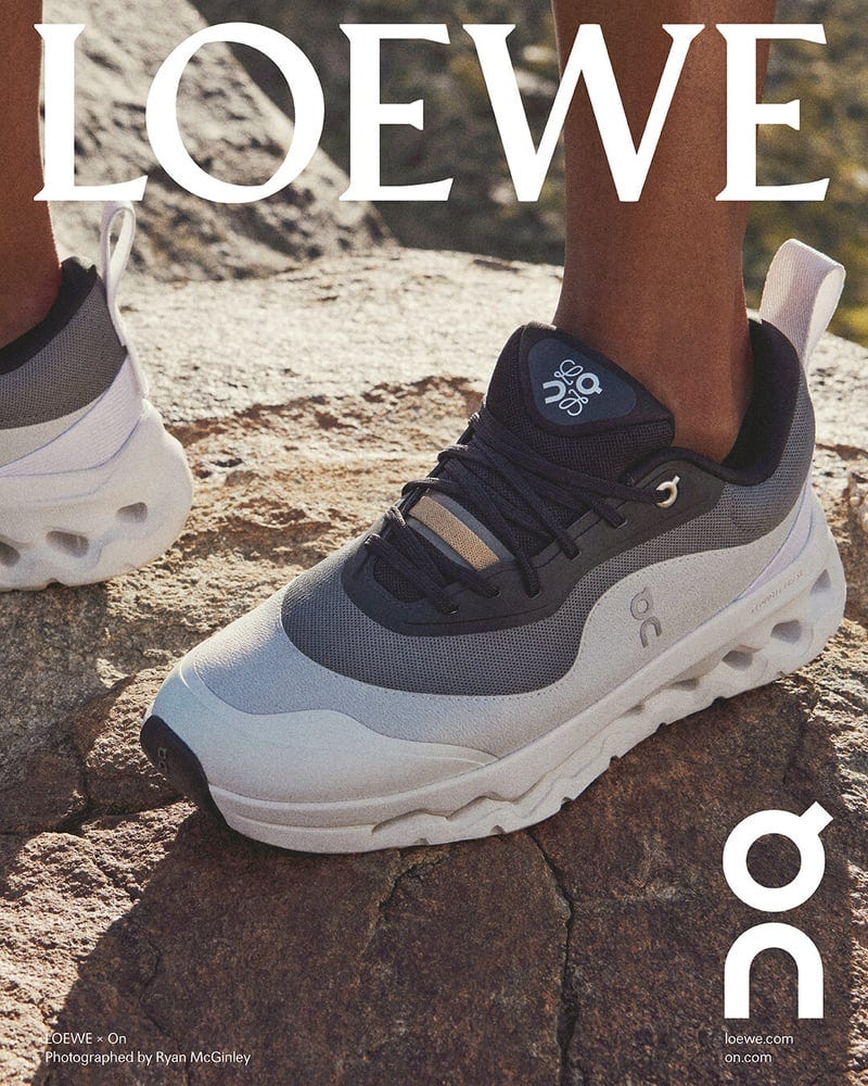 Loewe and On Running, a new capsule and a revamped logo