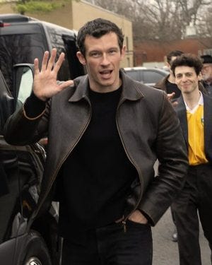 Callum Turner Brown Leather Jacket - North American Jackets