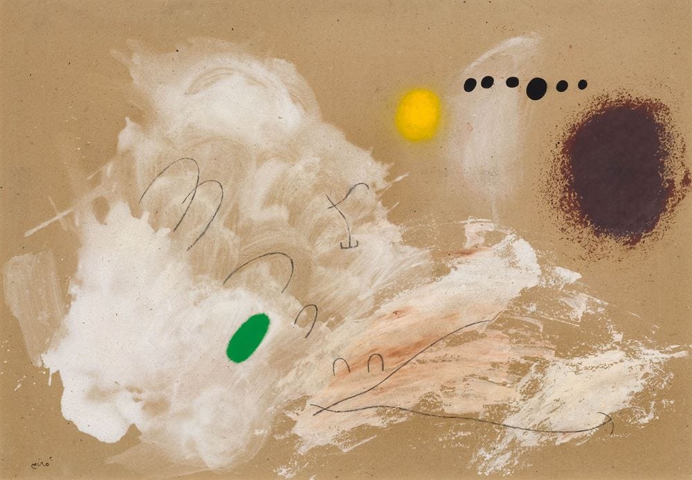 JOAN MIRÓ Solitude III/III. 29 April 1960.