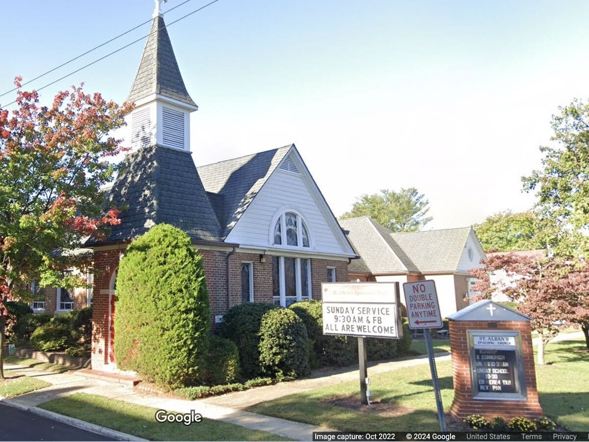Anne Arundel County police are investigating an act of vandalism at Saint Alban's Episcopal Church in Glen Burnie as a hate crime, authorities said.