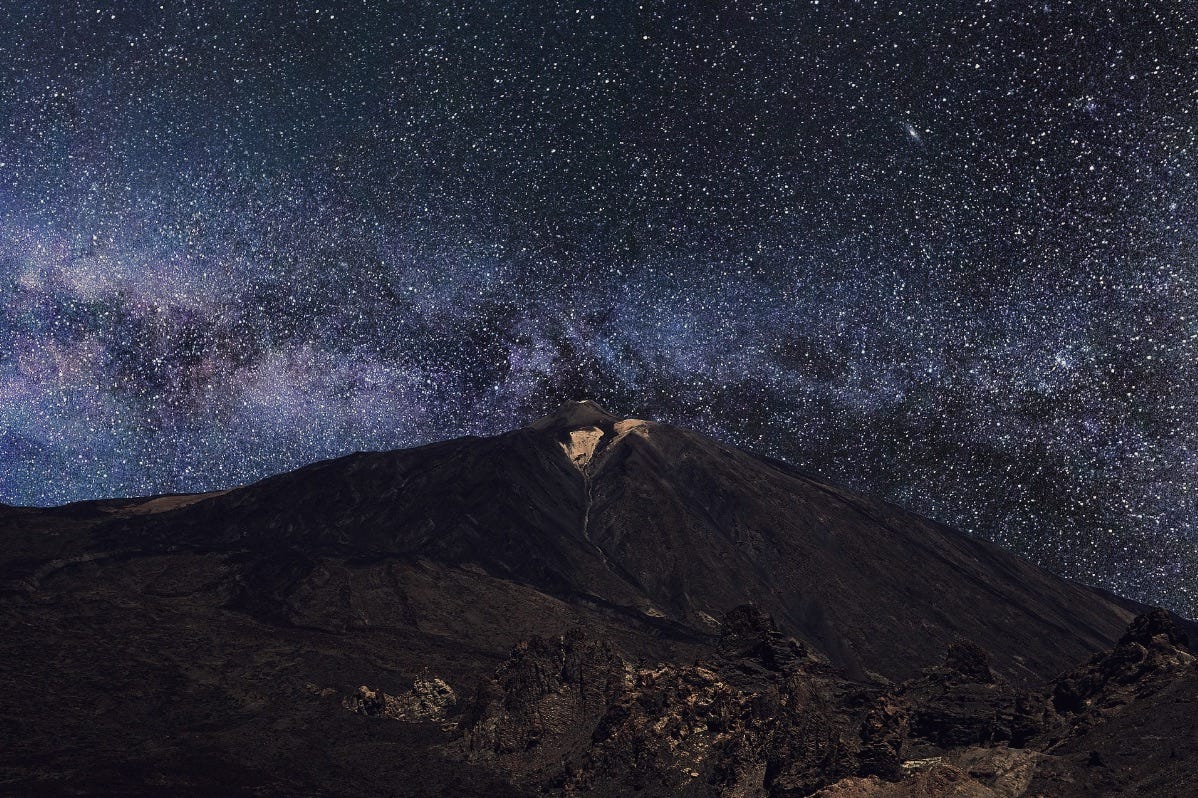 A unique starry sky - WAVE CULTURE Tenerife Surf Camp