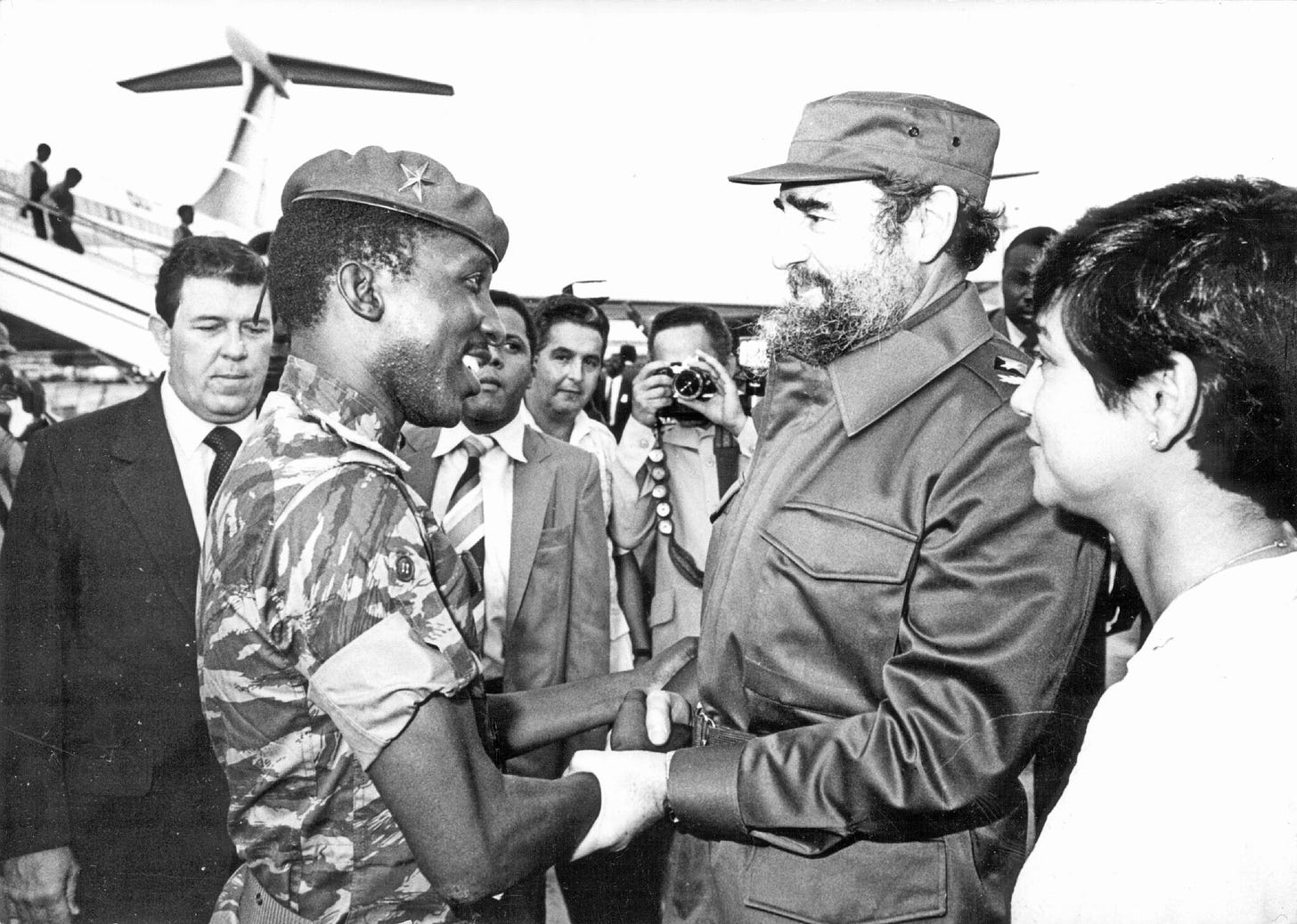 Fidel Castro and Thomas Sankara.