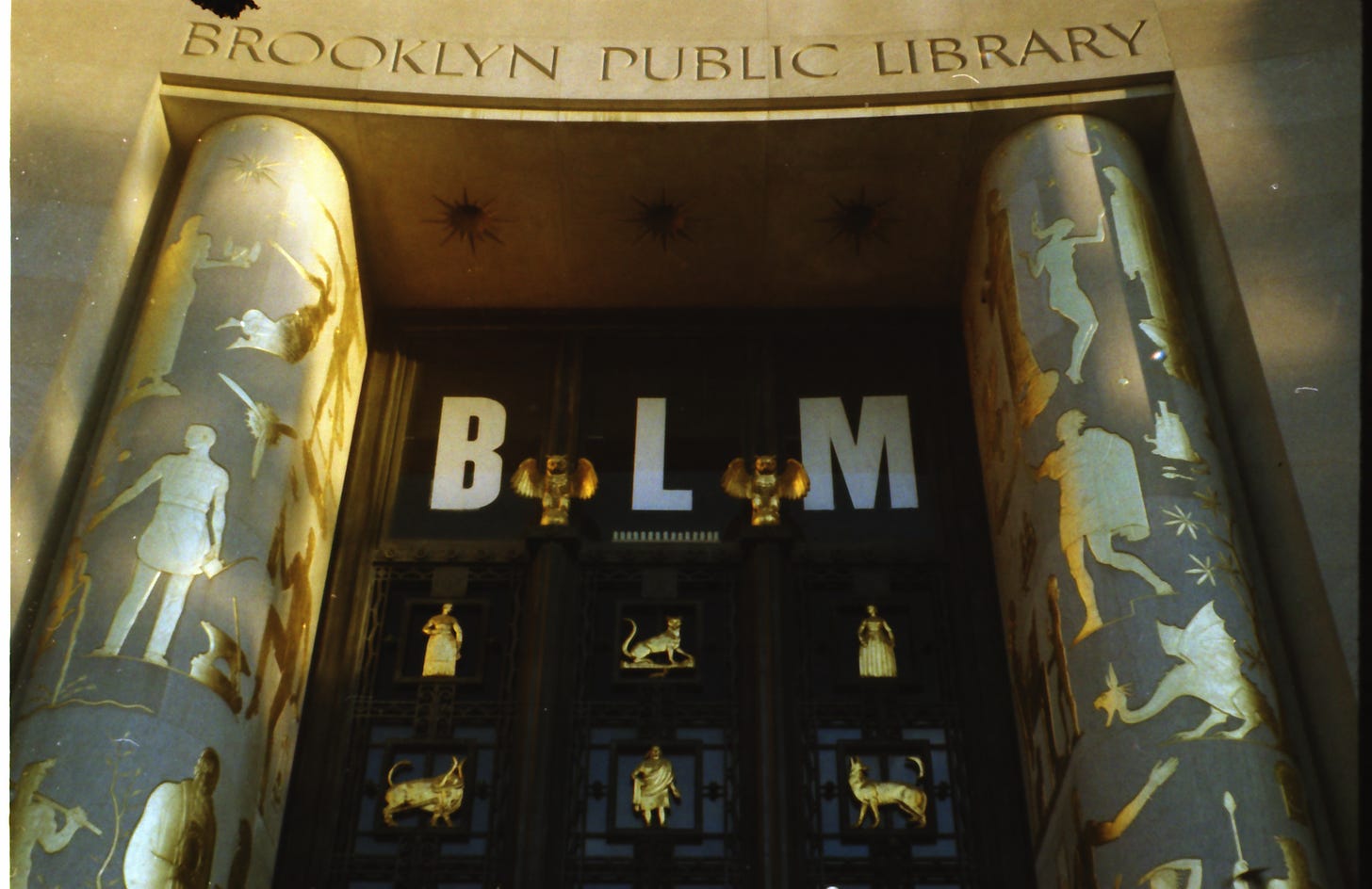 Brooklyn Public Library entrance