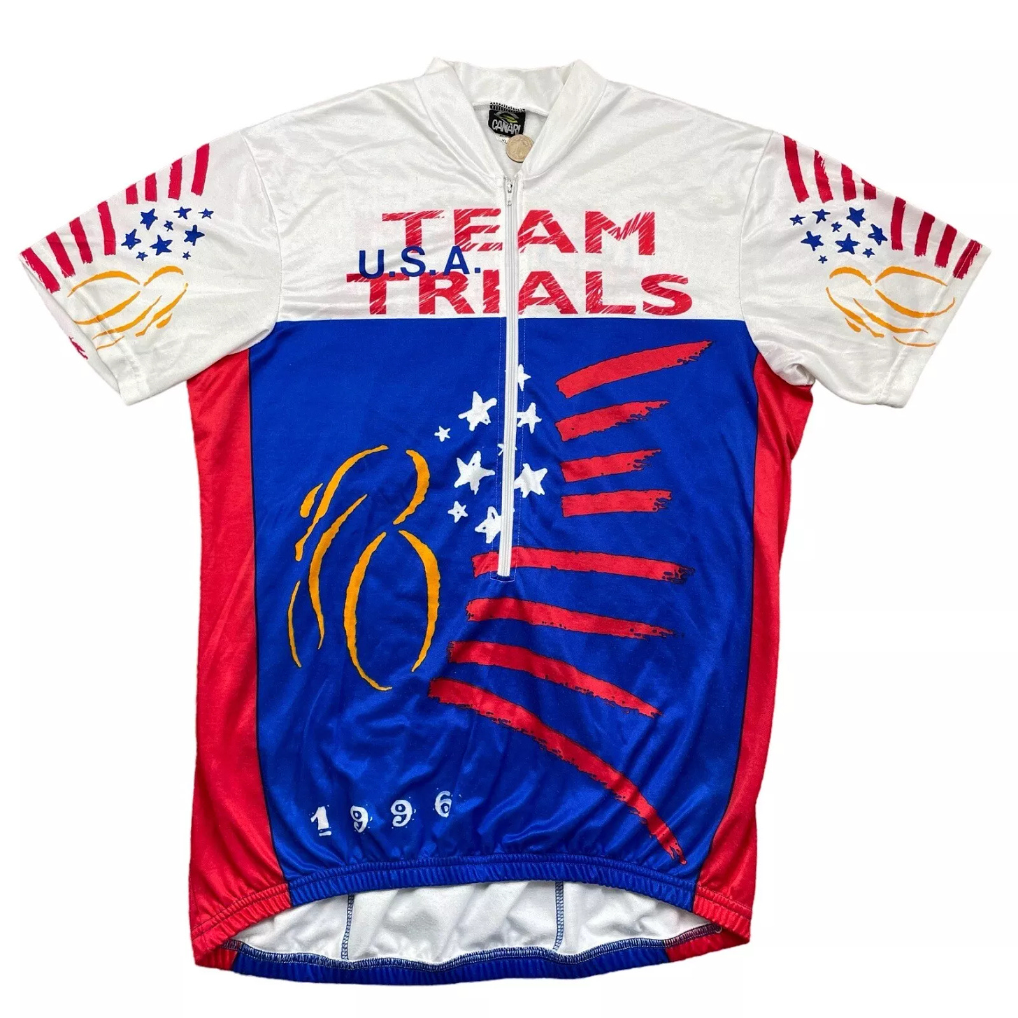 VTG 1996 Canari Team USA Time Trials Olympics Bike Cycling Jersey Men’s size XL - Picture 1 of 14