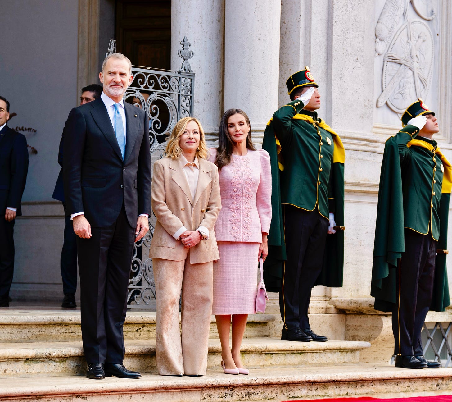 Incontro del Presidente Meloni con il Re e la Regina di Spagna | www.governo .it