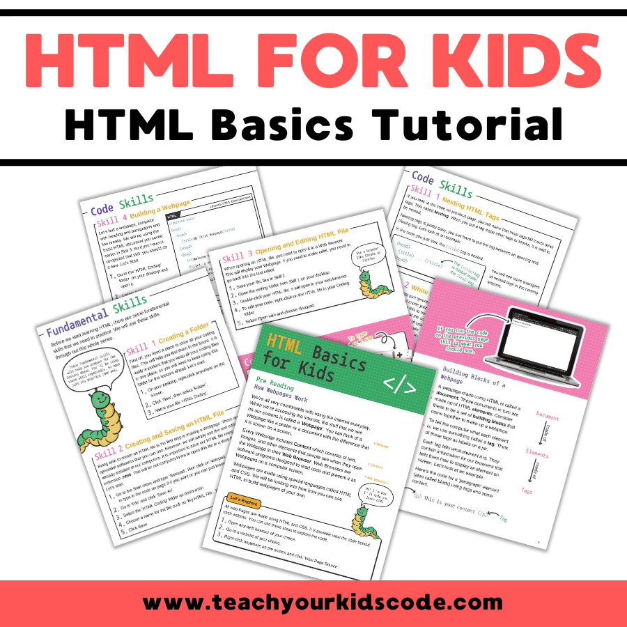 孩子制作 HTML 网站