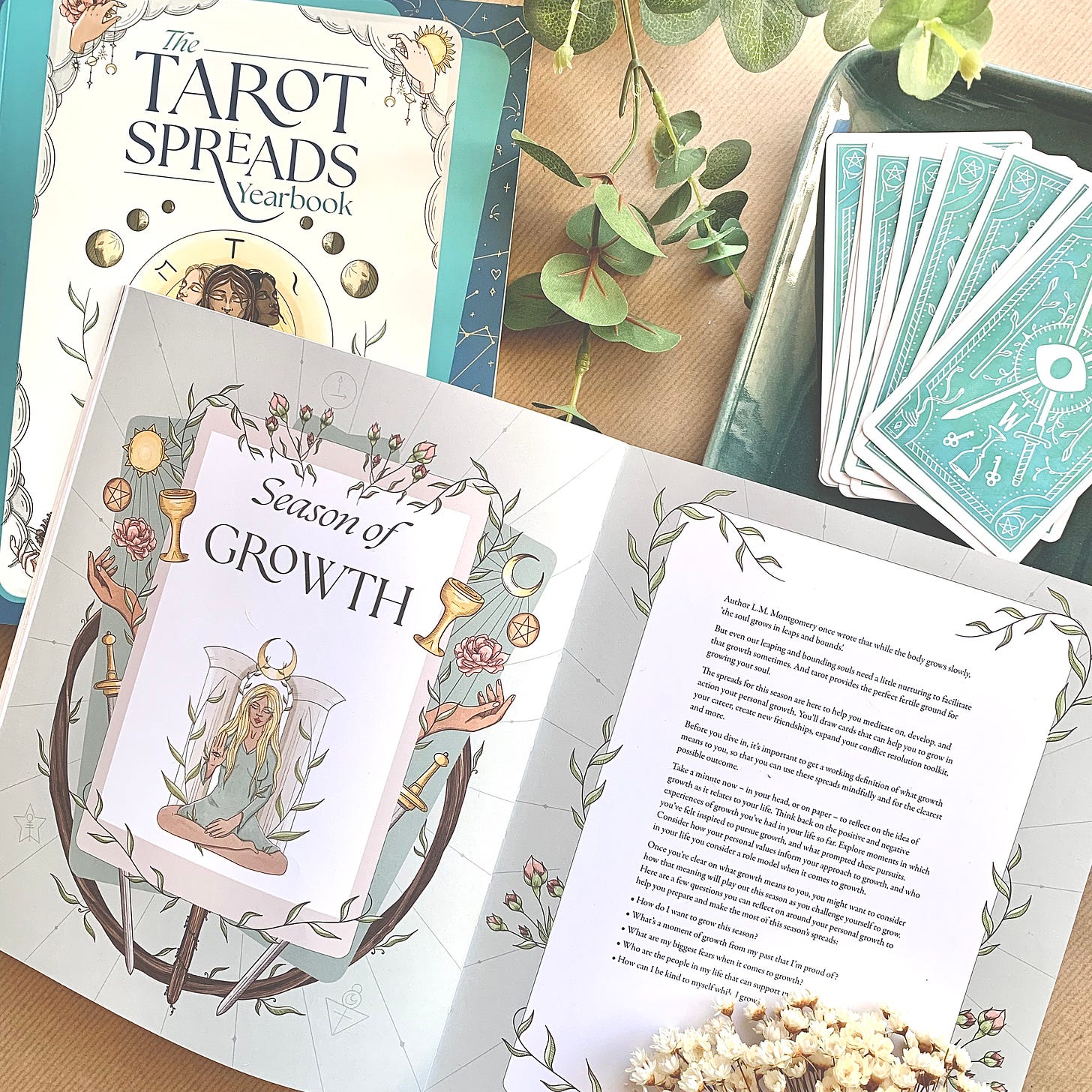 The Tarot Spreads Yearbook Season of Growth by Chelsey Pippin Mizzi