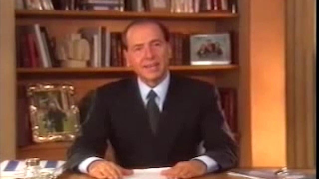 L'Italia è il Paese che amo": nel 1994 la 'discesa in campo' di Silvio  Berlusconi - YouTube