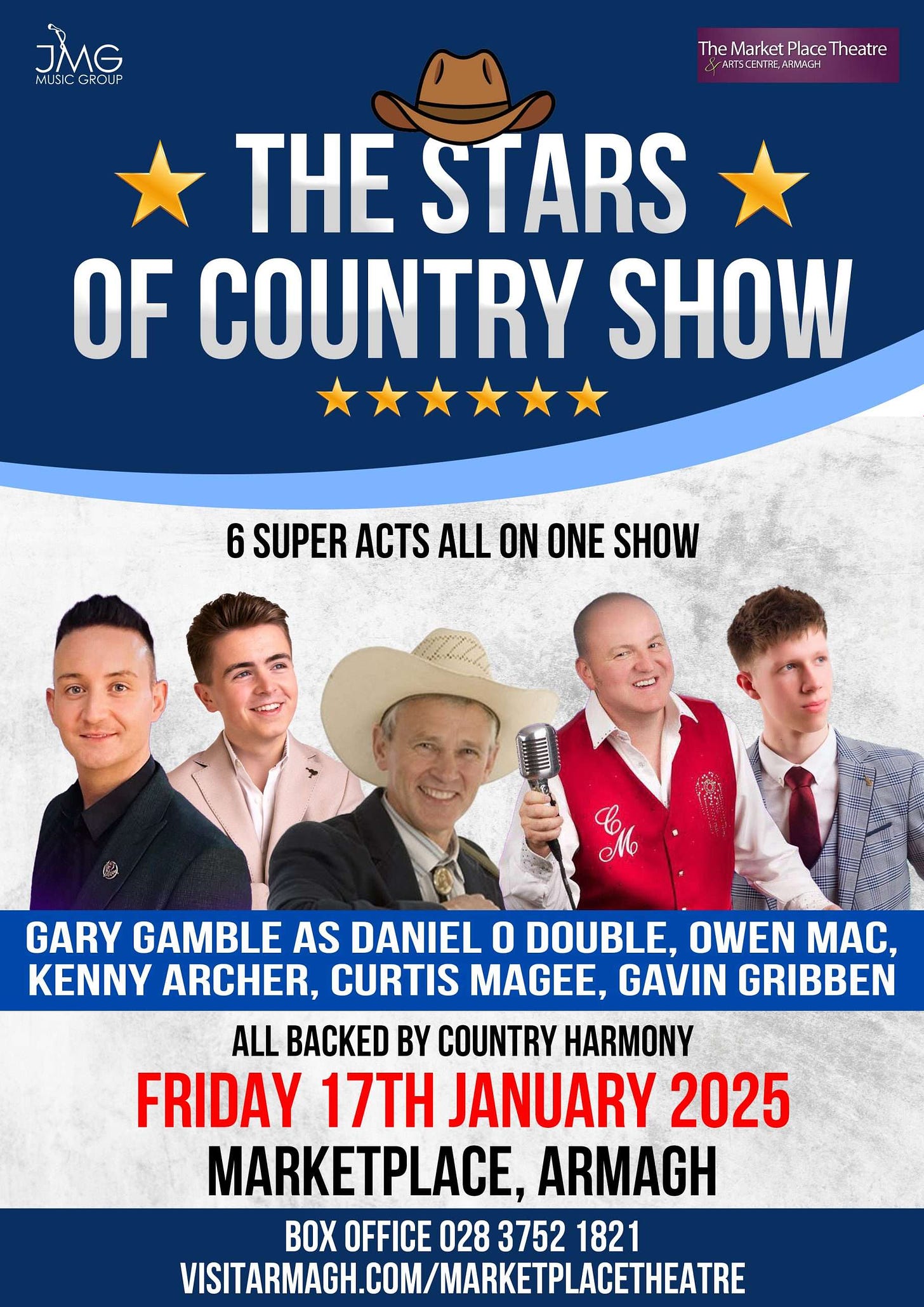 Stars Of Country Show, The Market Place Theatre, Friday 17th January 2025 - Armagh Today 