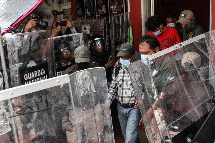 Chiapas y acción la Guardia Nacional esta semana contra migrantes 