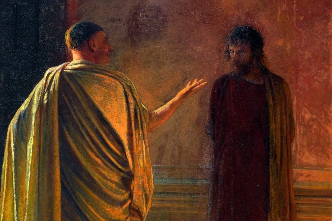Pilate's Question in a Post-Truth Context | Church Life Journal | University of Notre Dame
