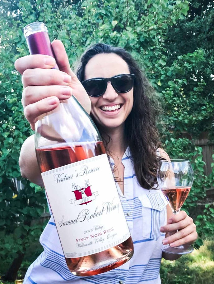 2018 Samuel Robert Winery, Pinot Noir Rosé