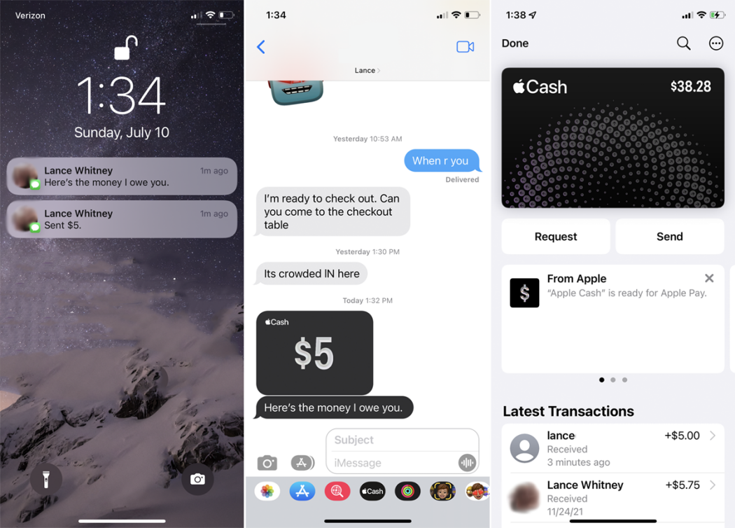 How to Send Money to Friends (or Request They Pay Up) With Apple Cash |  PCMag