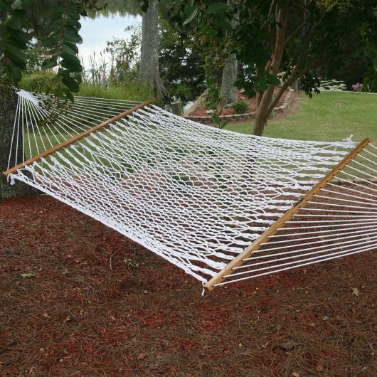 DURACORD® Large Original Rope Hammock - White