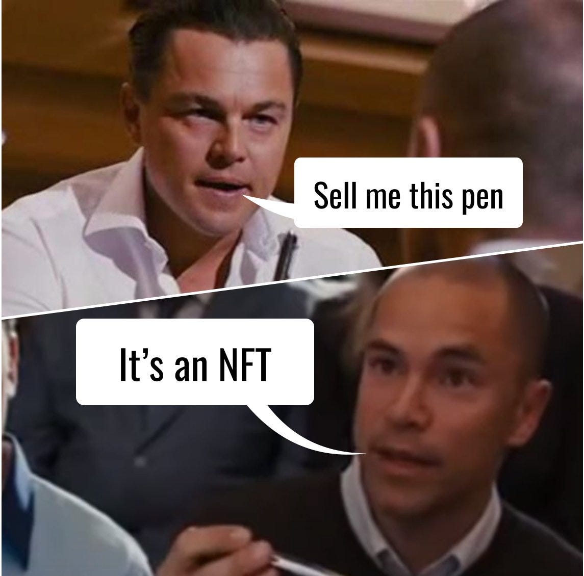 Artem Radchenko on Twitter: "— Sell me this pen — It's an NFT #joke #nft  #nftjoke #lol https://t.co/5AQ4MyBT1h" / Twitter