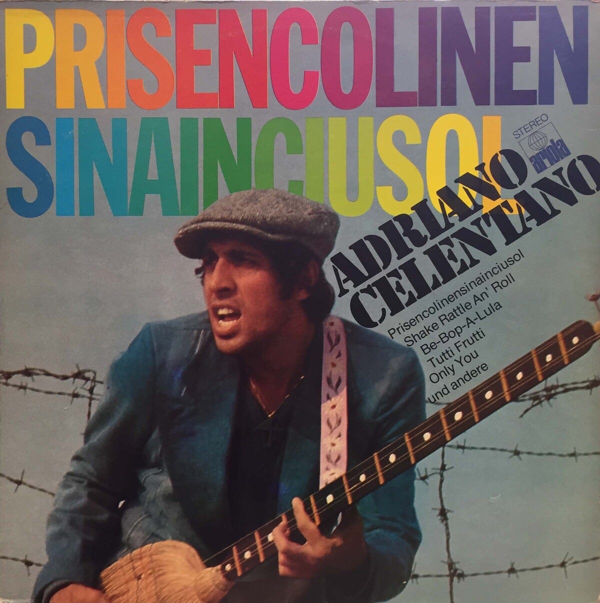 Prisencolinensinainciusol by Adriano Celentano (Album; Ariola; 87325 I):  Reviews, Ratings, Credits, Song list - Rate Your Music