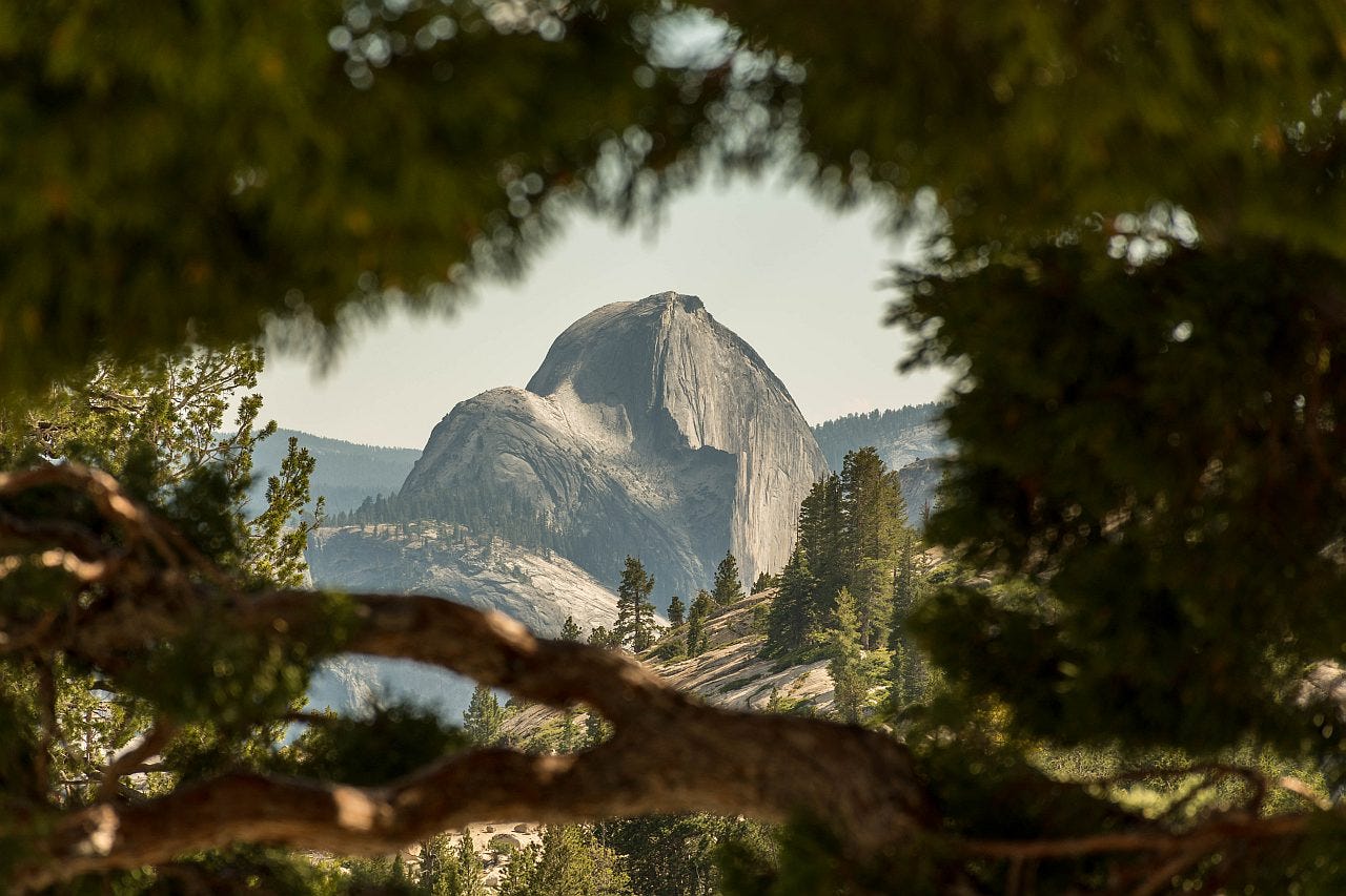 Half Dome - formacja skalna w parku Yosemite