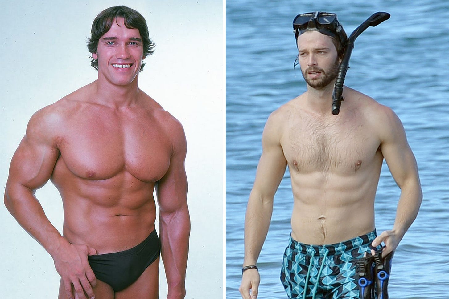 Arnold Schwarzenegger's shirtless son Patrick, 27, looks just like his  bodybuilder dad as he flaunts six-pack abs | The Sun