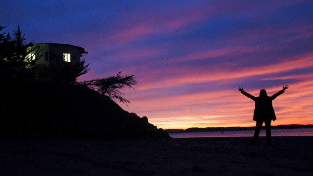 Sunset in Morro Bay, California