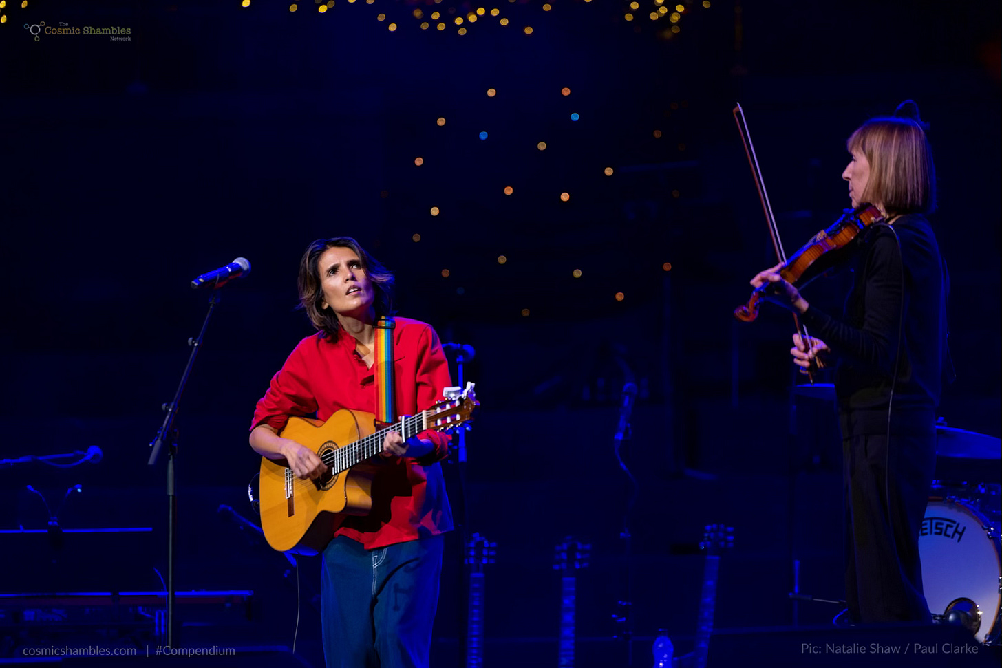 Woman playing guitar 