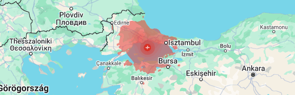Érintett terület térképe