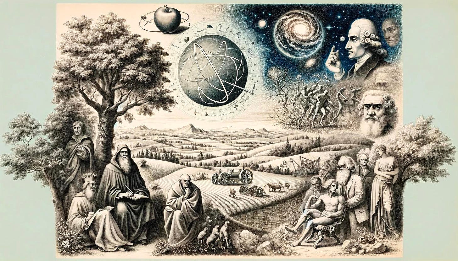 Landscape image showing how science has changed humanity's self-conception