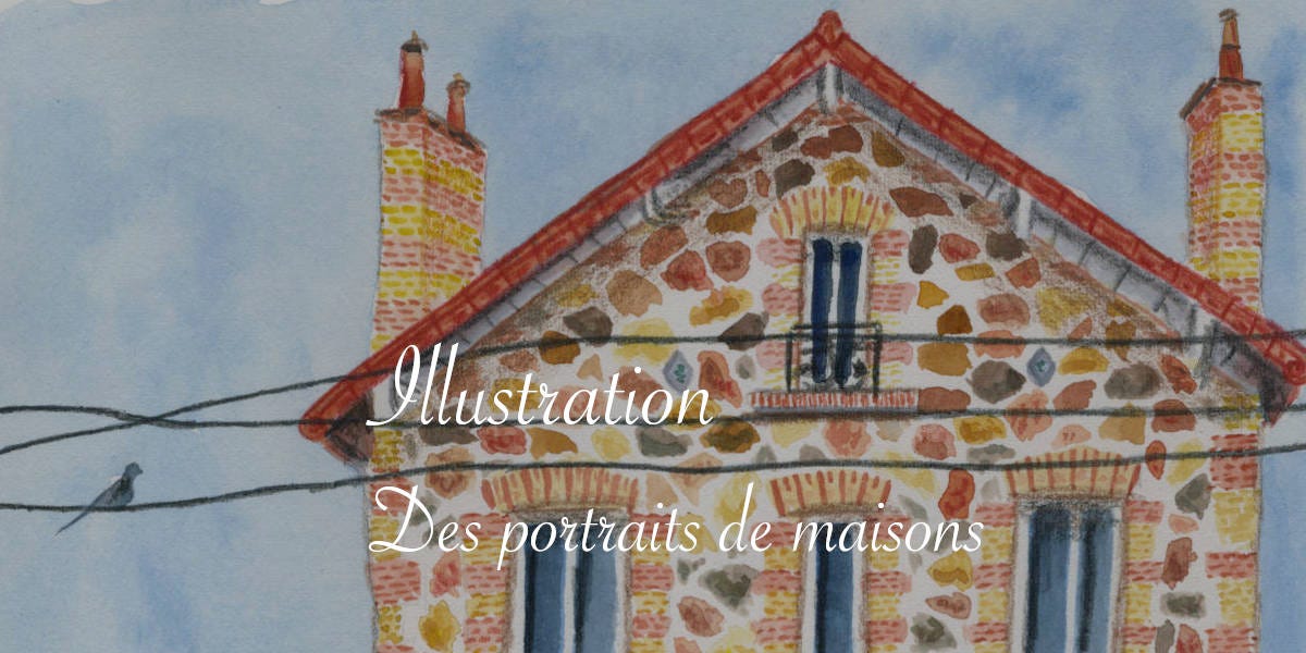 Illustration : des portraits de maisons