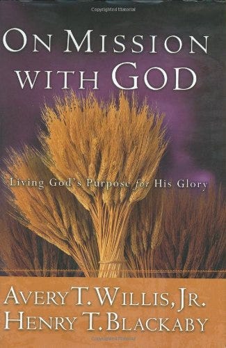 Image of book cover to Henry Blackaby's book, On Mission With God.