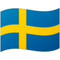 Flag: Sweden on Google Noto Color Emoji 15.0