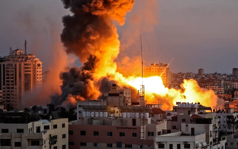 Death toll raises, thousands flee as deadly Israeli airstrikes pound Gaza |  coastaldigest.com - The Trusted News Portal of India
