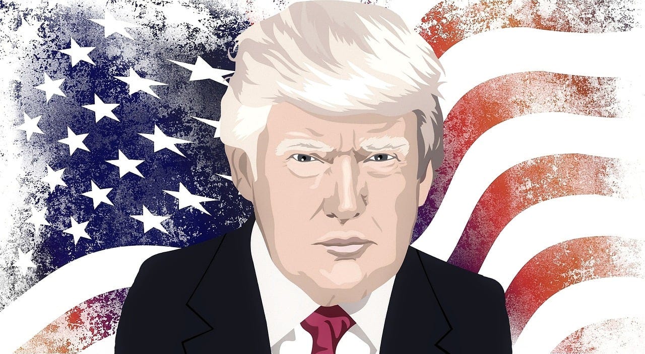 Free trump president usa illustration