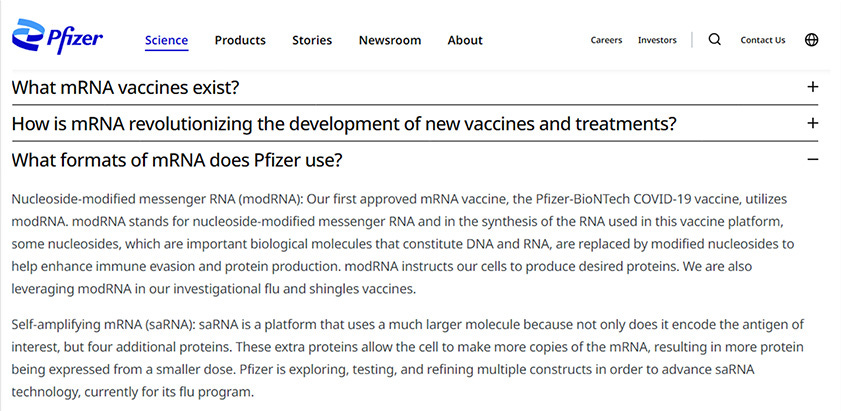 Pfizer mRNA vacciner