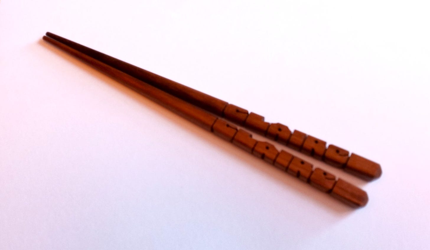 Walnut Chopsticks