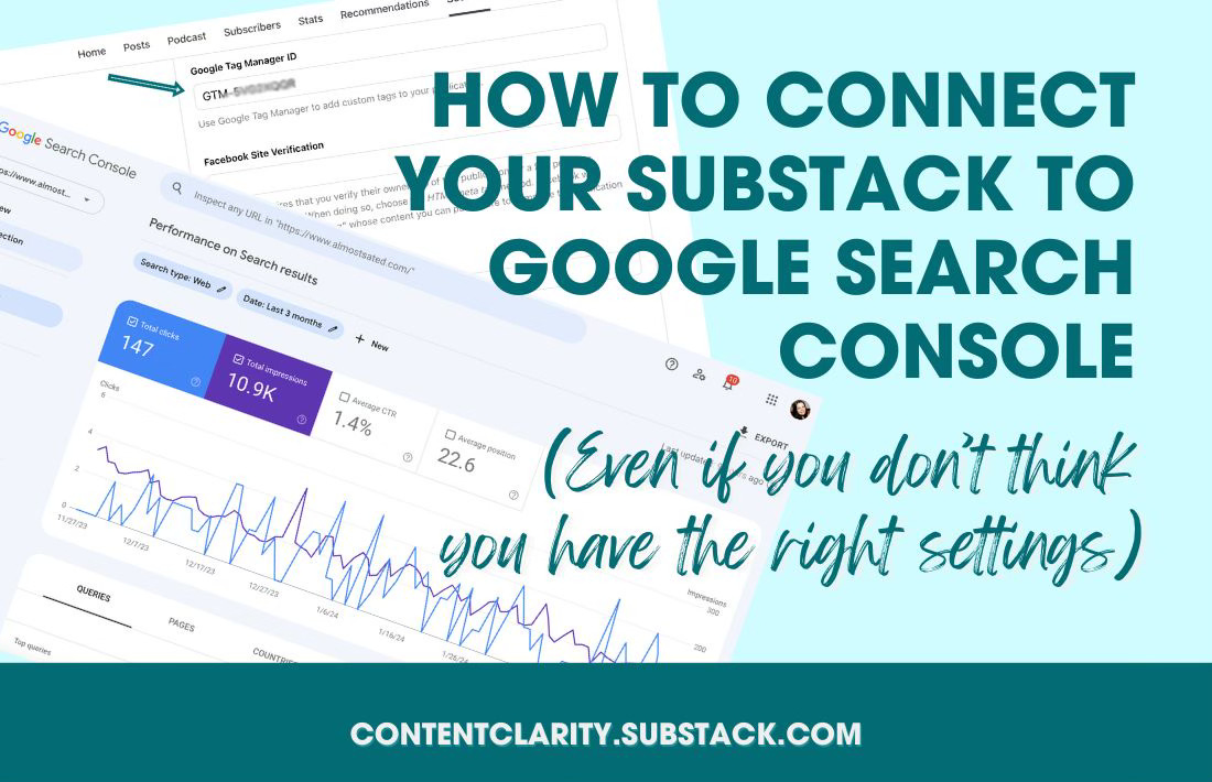 Connect your Substack to Google Search Console