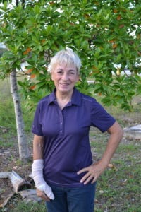 Peggy Denney, the administrator for i*recycle Guam Peggy Denney, the administrator for i*recycle Guam